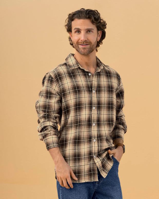 Camisa leñadora para hombre