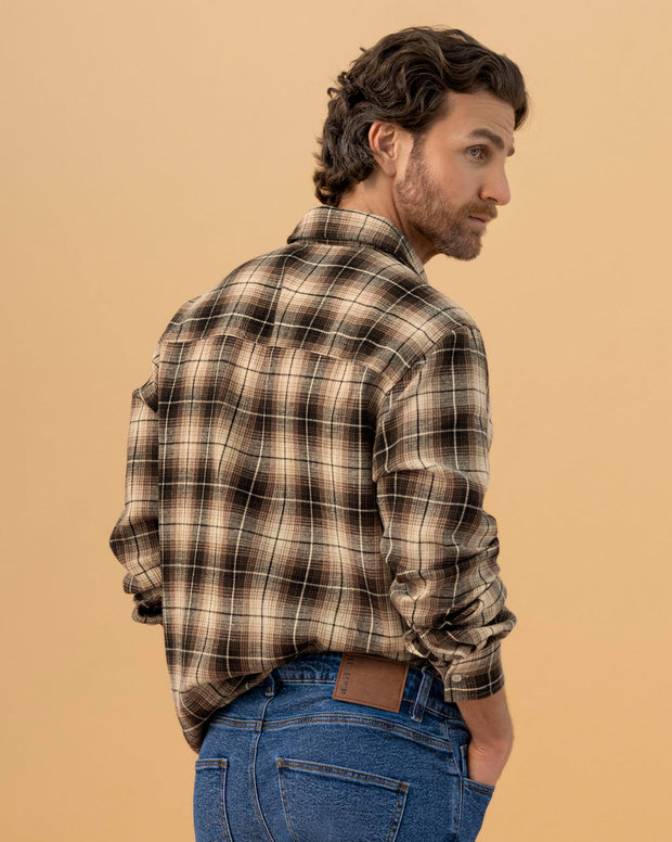 Camisa leñadora para hombre