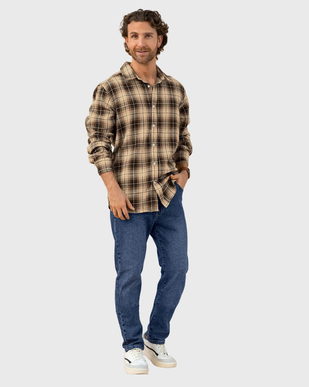 Camisa leñadora para hombre