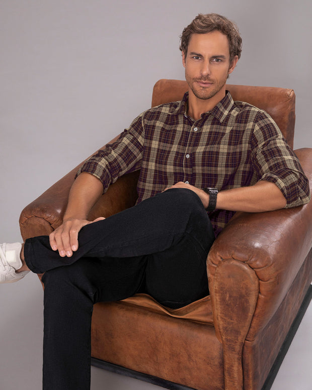 Camisa leñadora para hombre