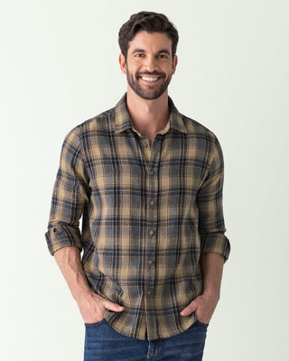 Camisa leñadora para hombre#color_a61-azul-cuadros