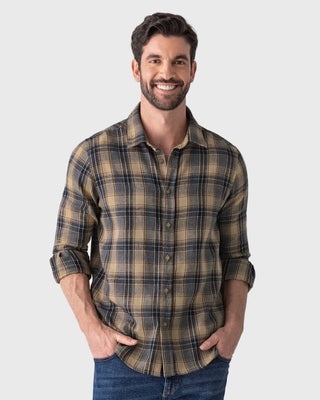 Camisa leñadora para hombre#color_a61-azul-cuadros