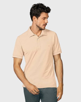 Camiseta polo manga corta con botones funcionales#color_c76-arena-claro