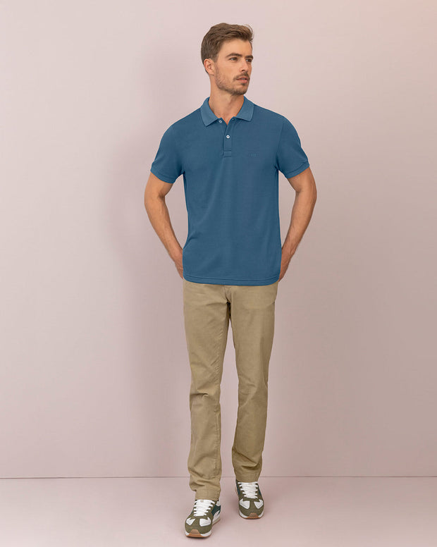 Camiseta tipo polo manga corta masculina