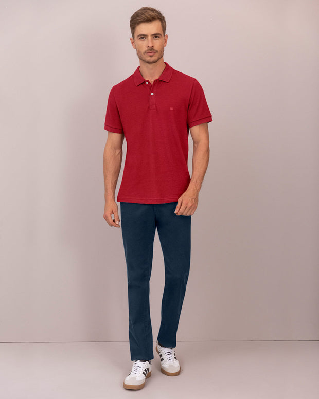 Camiseta tipo polo manga corta masculina