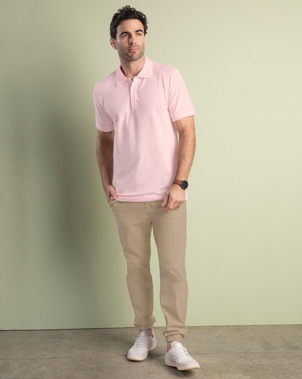Camiseta tipo polo manga corta masculina