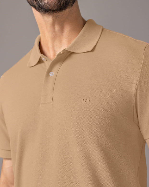 Camiseta tipo polo manga corta masculina
