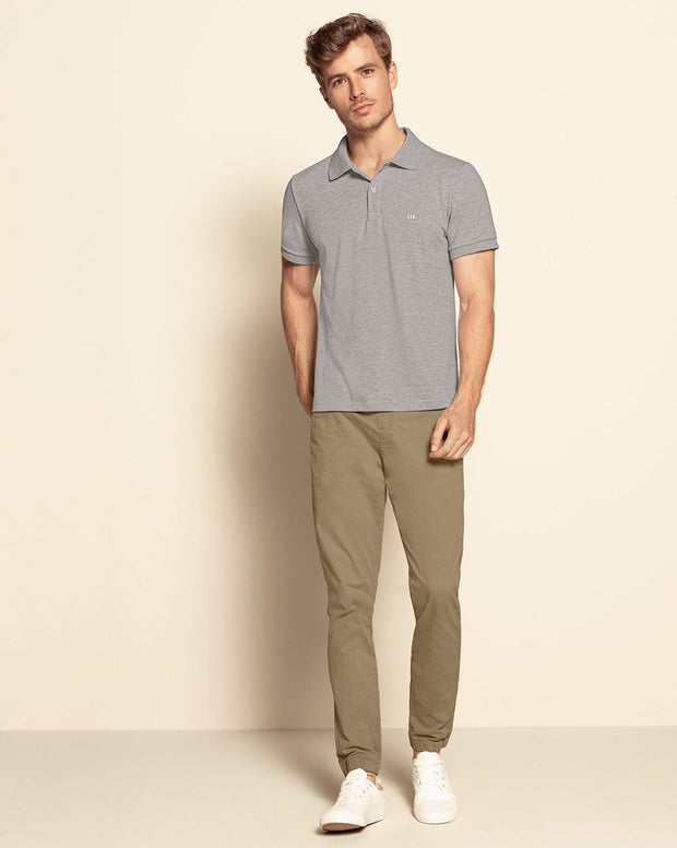 Camiseta tipo polo manga corta masculina