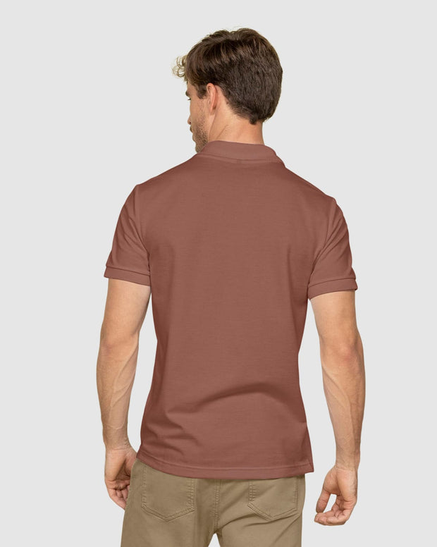 Camiseta tipo polo manga corta masculina