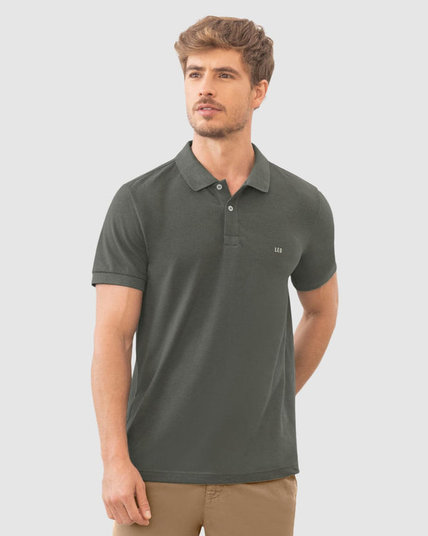 Camiseta tipo polo manga corta masculina