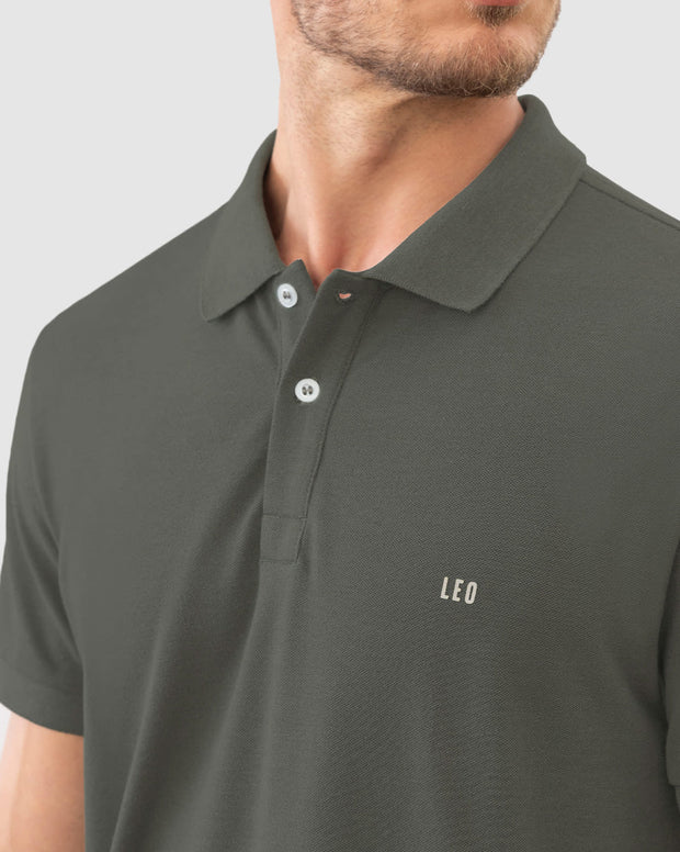 Camiseta tipo polo manga corta masculina