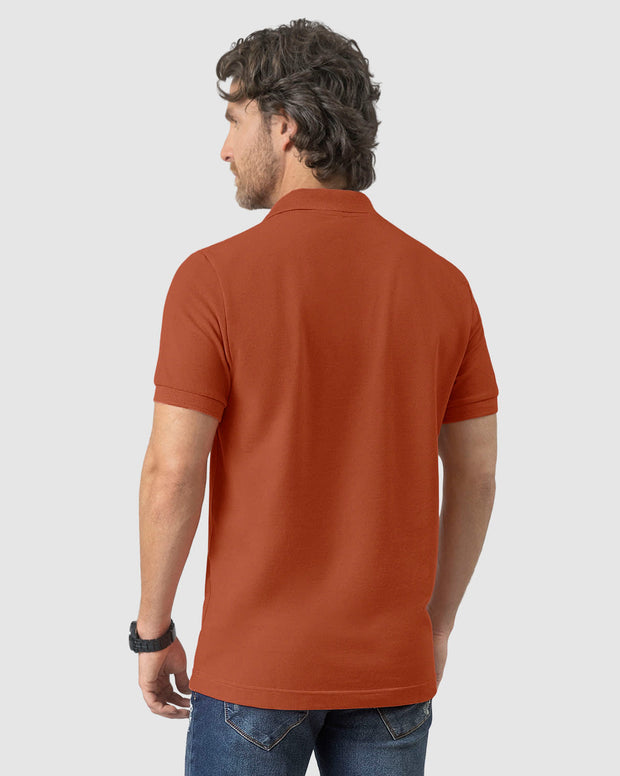 Camiseta tipo polo manga corta masculina