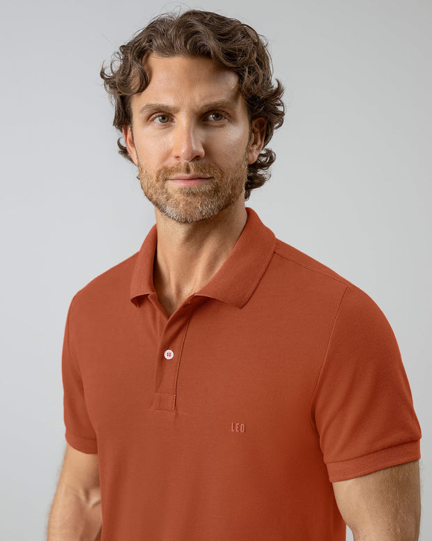 Camiseta tipo polo manga corta masculina