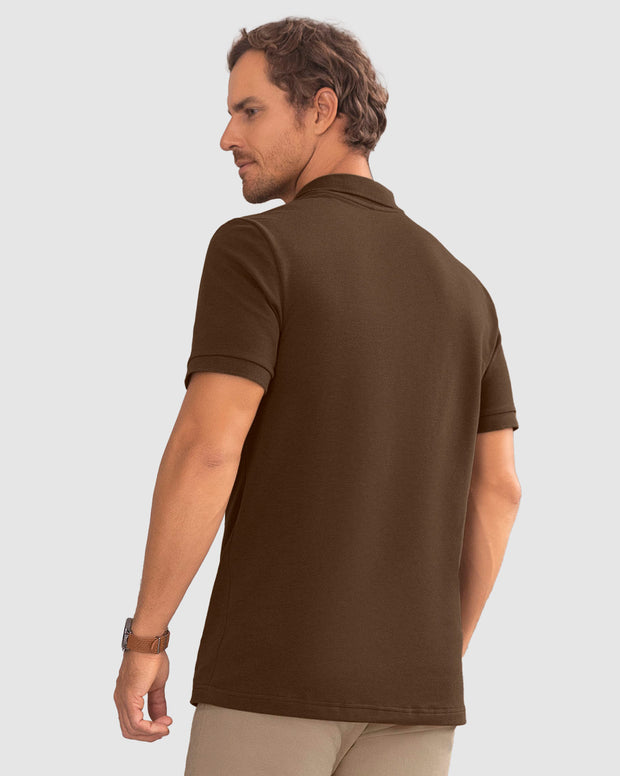 Camiseta tipo polo manga corta masculina