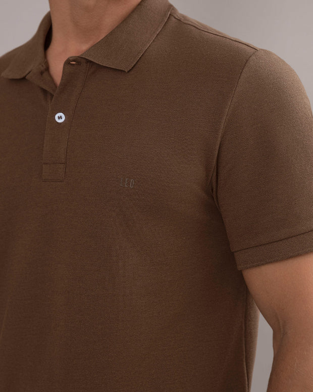 Camiseta tipo polo manga corta masculina