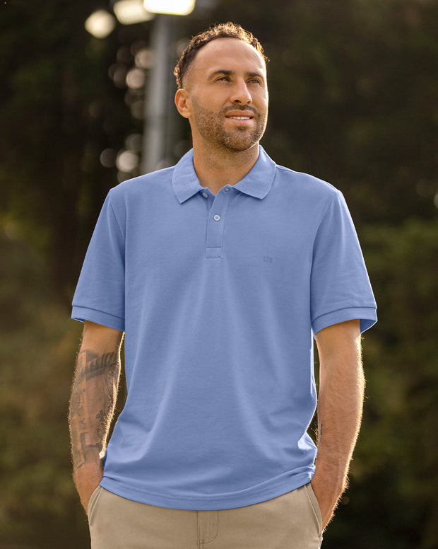 Camiseta tipo polo manga corta masculina