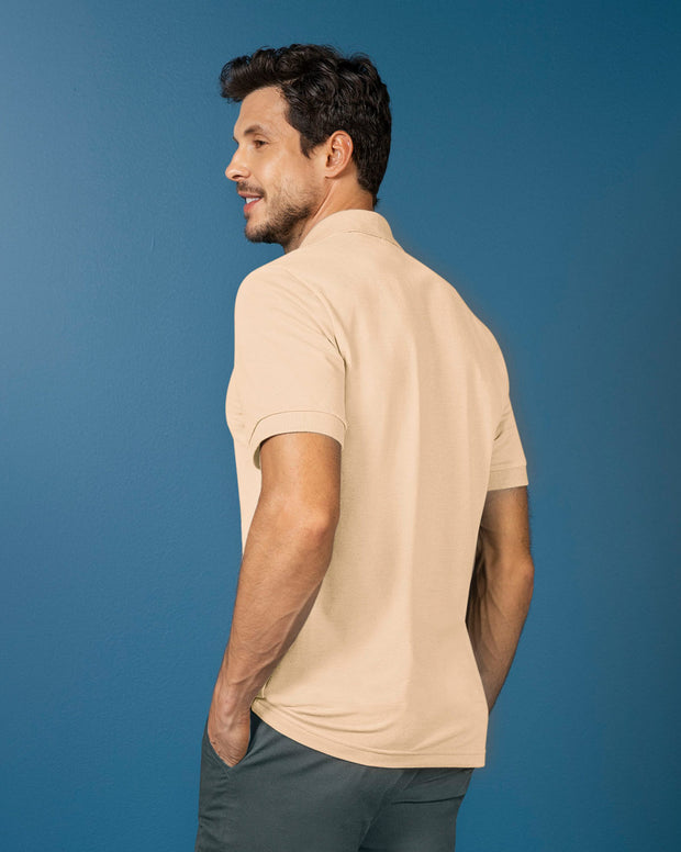 Camiseta tipo polo manga corta masculina