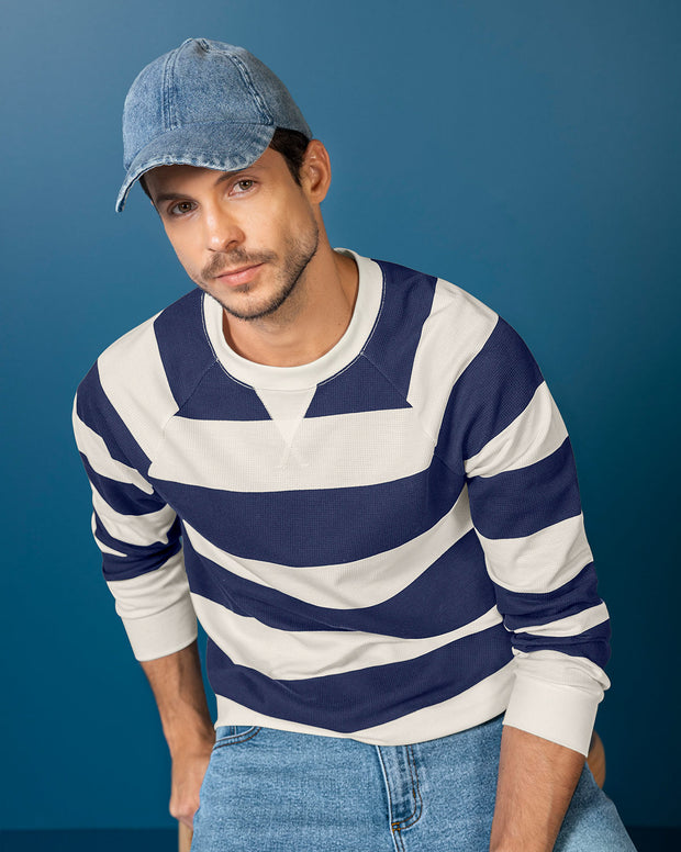 Buzo cuello redondo básico para hombre