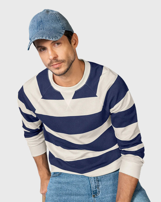 Buzo cuello redondo básico para hombre