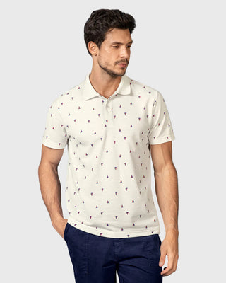 Camiseta tipo polo con mini print#color_191-marfil-barcos