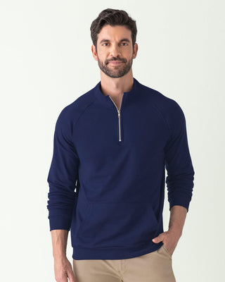 Buzo masculino con cierre frontal#color_c42-azul-oscuro