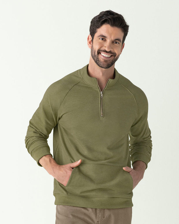 Buzo masculino con cierre frontal