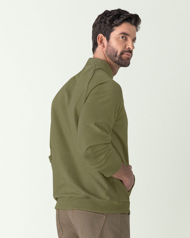 Buzo masculino con cierre frontal