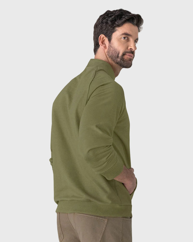 Buzo masculino con cierre frontal