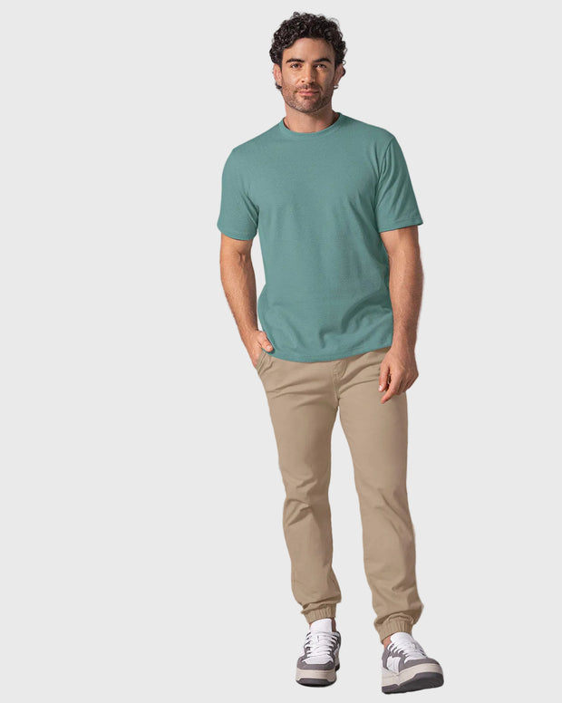 Camiseta básica en tela especial con textura