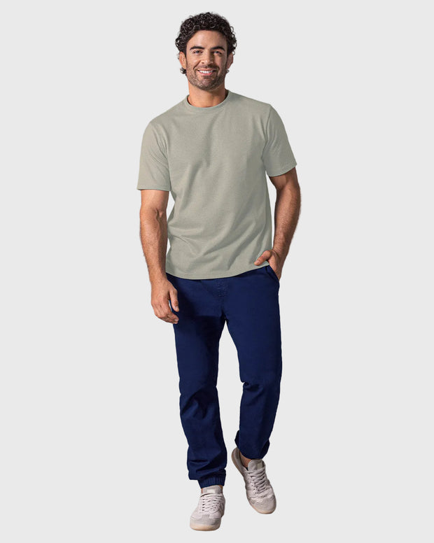 Camiseta básica en tela especial con textura