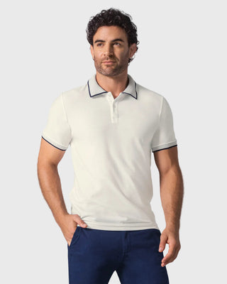 Camiseta tipo polo en tela piqué#color_018-marfil