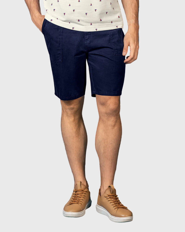 Bermuda con bolsillos de parche