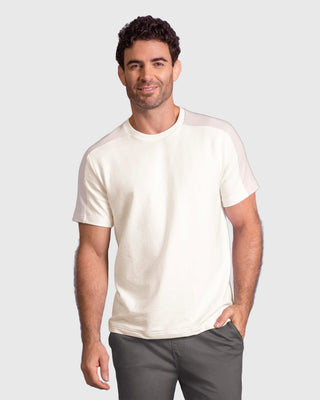 Camiseta básica con cortes decorativos en hombros#color_c76-beige