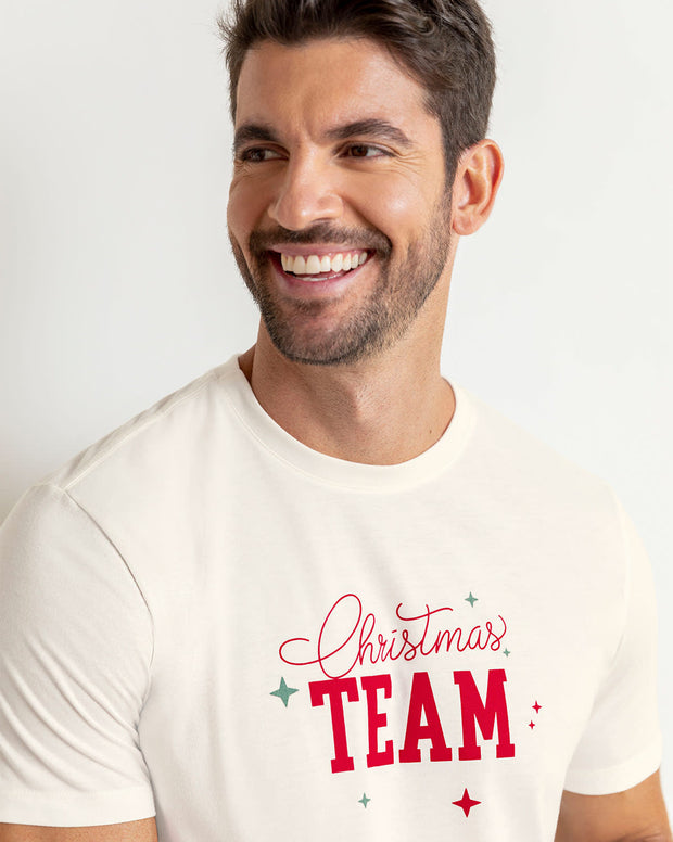 Camiseta manga corta de pijama navidad para hombre