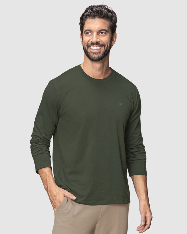 Camiseta manga larga ajustada de pijama