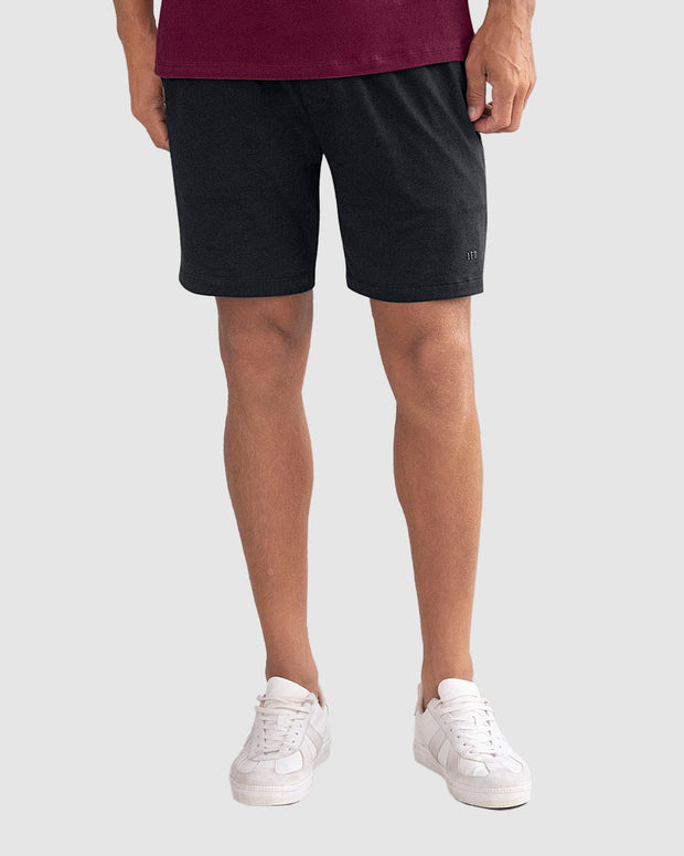 Bermuda con elástico en cintura para hombre