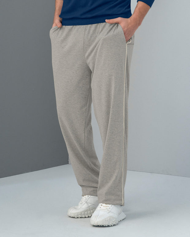 Jogger masculino con elástico y cordón en cintura