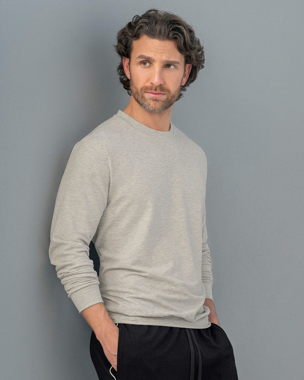 Buzo manga larga básico sin capucha