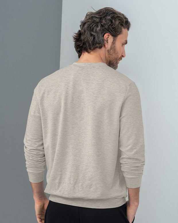 Buzo manga larga básico sin capucha