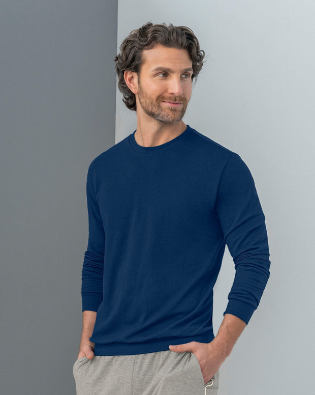 Buzo manga larga básico sin capucha