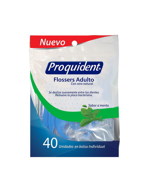 Paquete de flossers adulto proquident