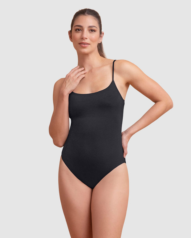 Body de tiritas con control de abdomen