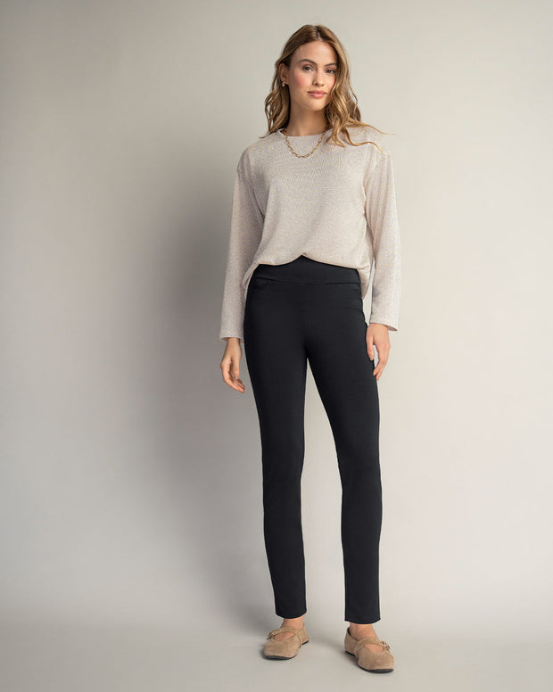 Legging bota recta con control moderado