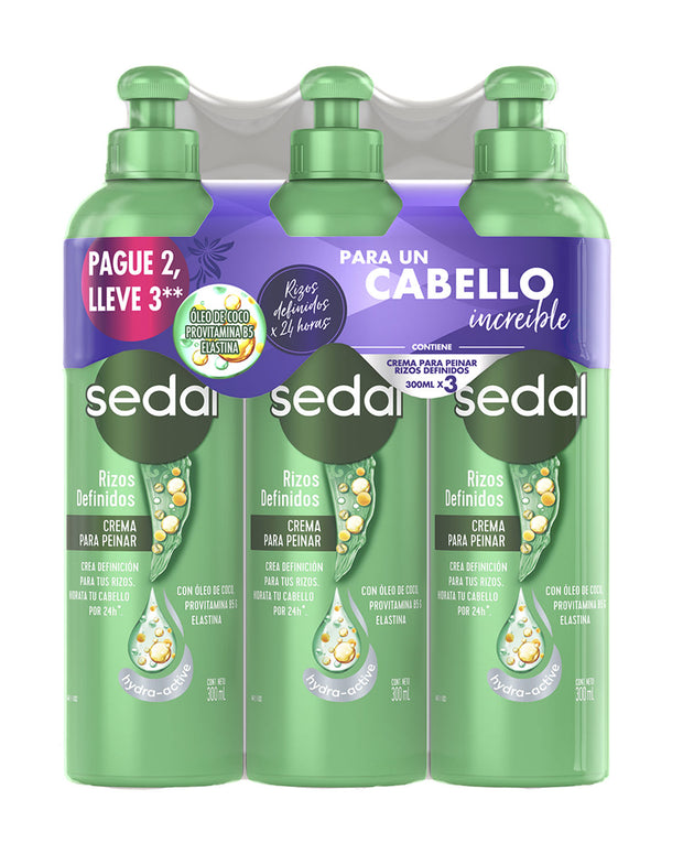 Sedal Crema Peinar Rizos