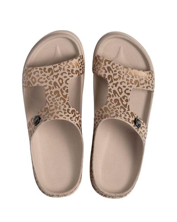 SOKET® Sandalia femenina estilo sueco estampada en material EVA