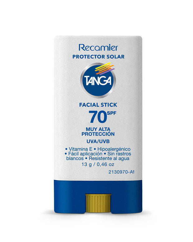 Protector solar facial en Barra SPF 70 Tanga
