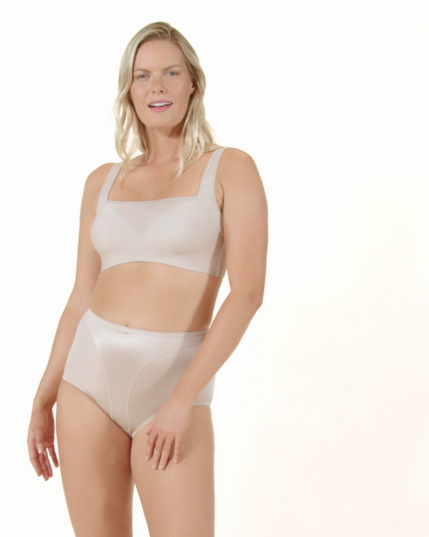 Panty clásico tiro alto de control de abdomen