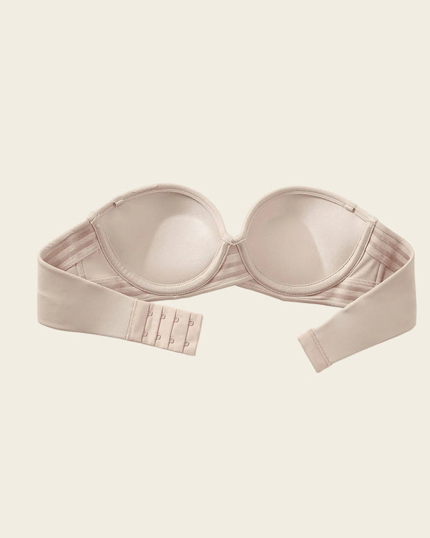 Brasier strapless de doble realce
