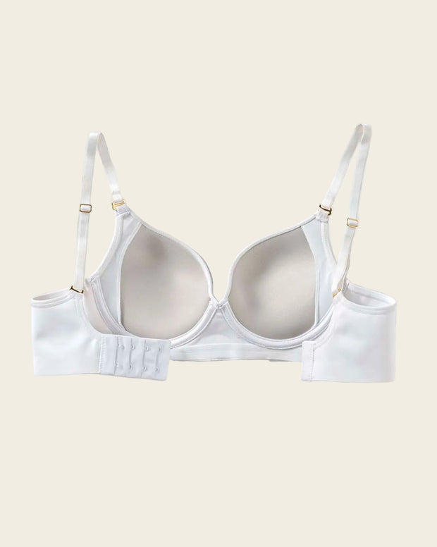Brasier invisible de realce alto de copas con memoria y arco