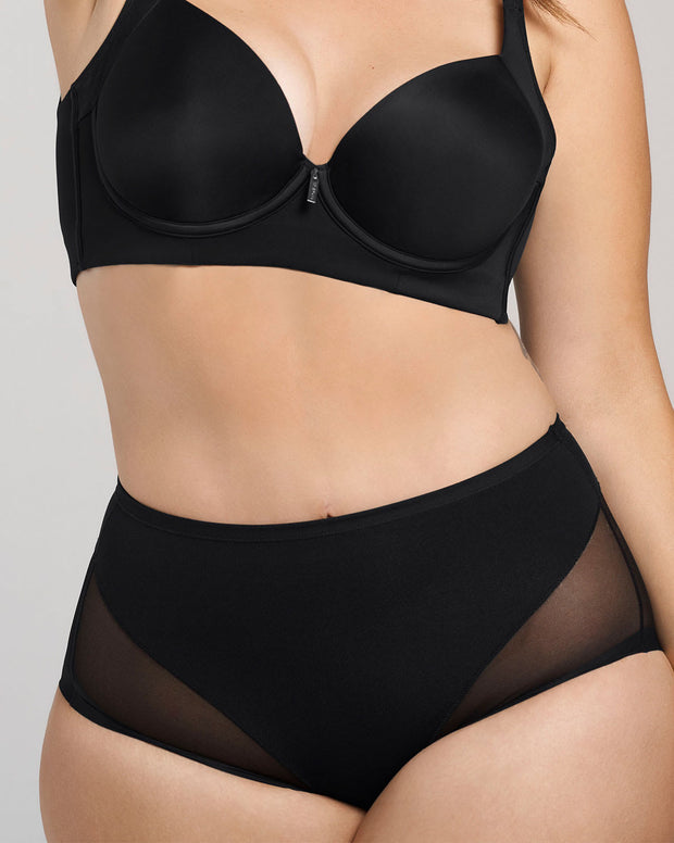 Panty clásico invisible con tul